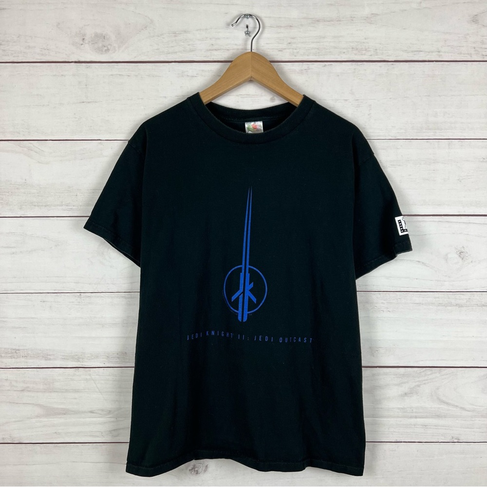 RARE Vintage 2002 Star Wars Jedi Knight Video Game T Shirt Large